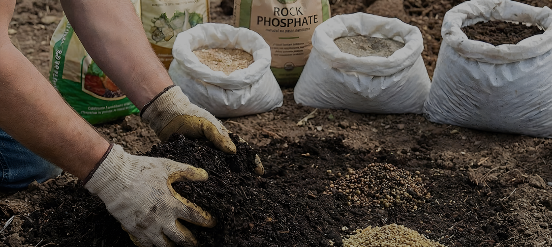 soil amendments and fertilizers that work with the soil