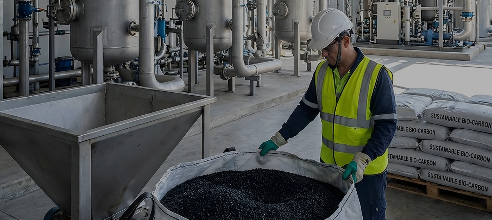 sustainable activated carbon for real-world industrial systems