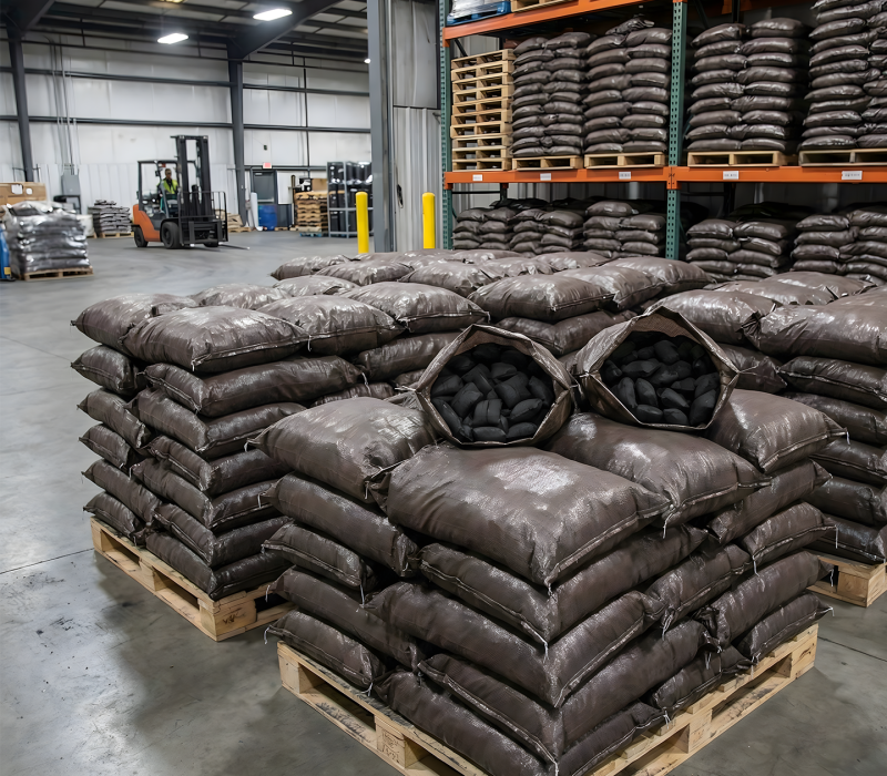 Briquetted Activated Charcoal for Reliable Long-Term Supply
